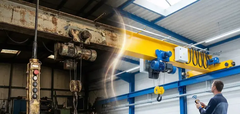 Vinç Revizyonu ve Modernizasyon: Eski Vincinizi Yenilemek mi, Yeni Almak mı?